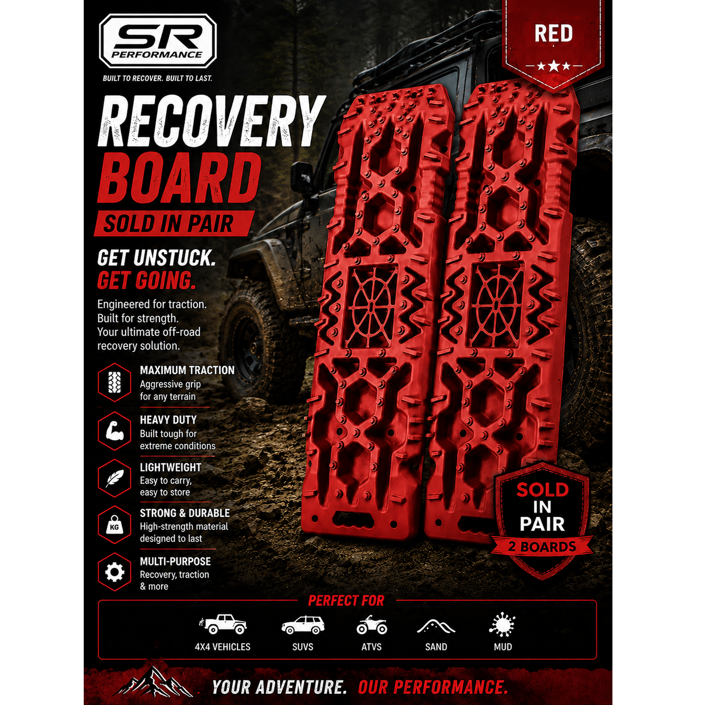 RECOVERY BOARD RED